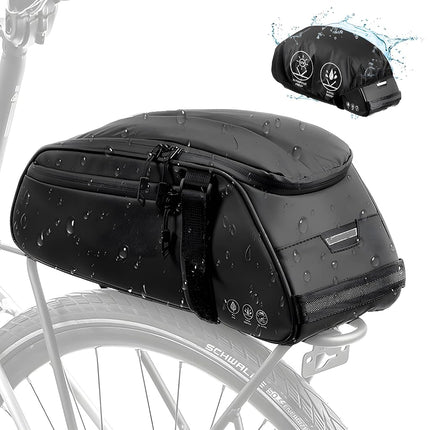 WOTOW Bike Reflective Rear Rack Bag, Water Resista