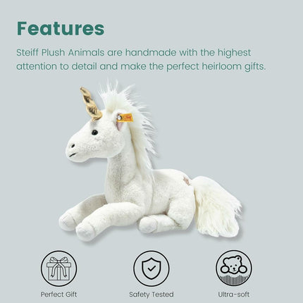 Steiff 067679 Unica dangling unicorn 27 white