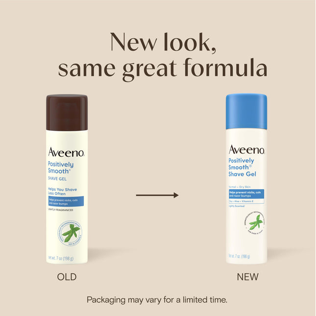 Aveeno Positively Smooth Gel humectante para afeitar, 7 oz