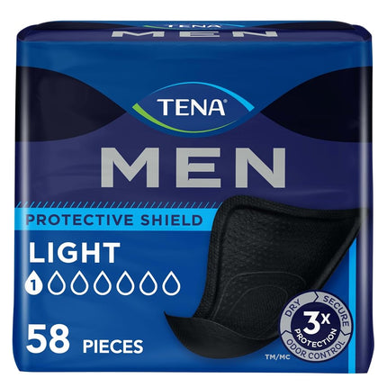 TENA Men's Light Shield - 58CT
