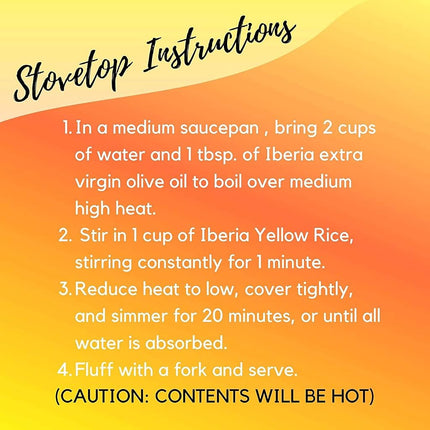 Iberia Yellow Rice 6.25 Lb. Spanish Style Seasoned Rice, 6.25 Lb