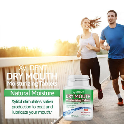 Nature's Stance XyliDENT Xylitol Tablets for Dry Mouth Relief - Stimulates Saliva, Freshens Breath, Reduces Acid Production, Fast Acting Relief, 100 Count