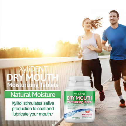 Nature's Stance XyliDENT Pastillas de Xilitol para Alivio de Boca Seca - Estimula la Saliva, Refresca el Aliento, Reduce la Producción de Ácido, Alivio Rápido, 100 Unidades