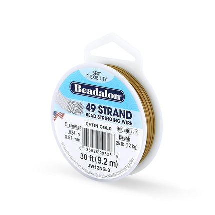 Beadalon 0.61 mm Diameter 9.2 m Reel 49 Strand Wir