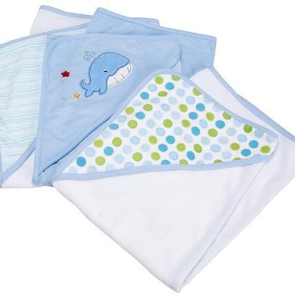 Spasilk 3 Count Terry Hooded Bath Towels