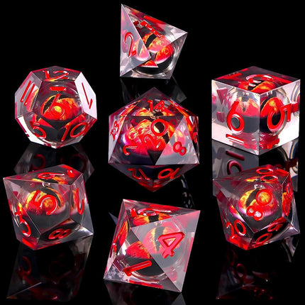 YEMEKO Beholder'S Eye DND Dice- Dragon Eye Liquid 
