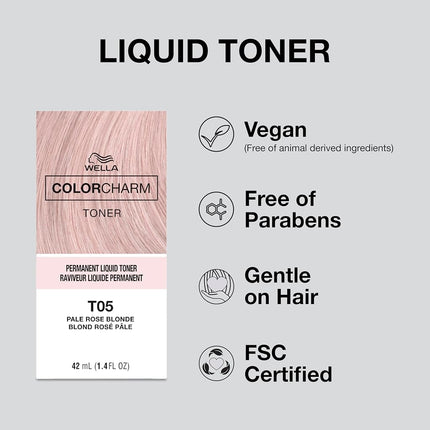 Wella Color Charm Permanent - T18 Lightest Ash Blonde For Unisex 1.4 oz Toner