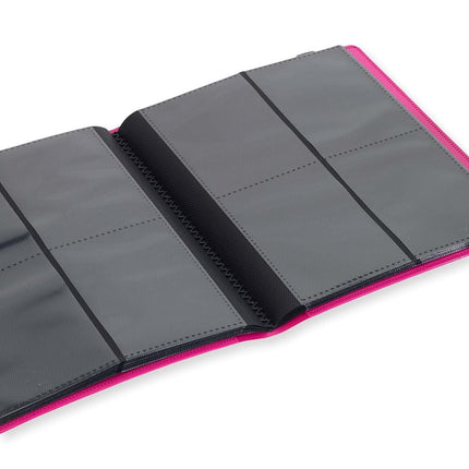 Vault X 4 Pocket Strap Trading Card Binder 160 Cards Side Loading (Pink)