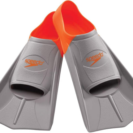 Speedo Short Blade Swim Training Fins, O Orange