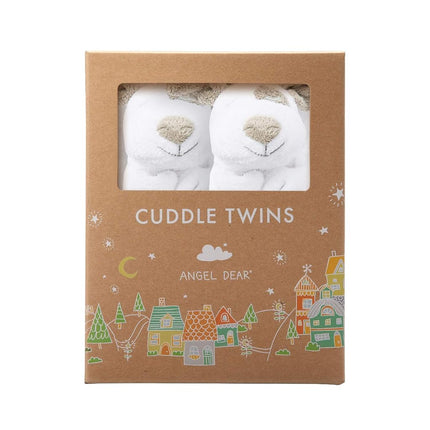 Manta para bebé Angel Dear Cuddle Twins, cachorrito moteado