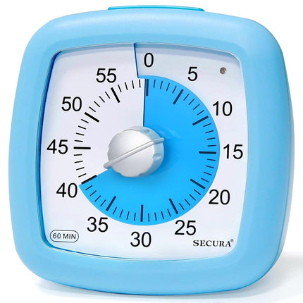 Secura 60-Minute Visual Timer, Kitchen Timer, Coun