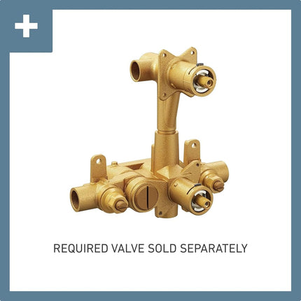 Moen T4111BN Kingsley Moentrol Shower 3-Function Integrated Diverter Trim Valve Required, Brushed Nickel, 1 Count