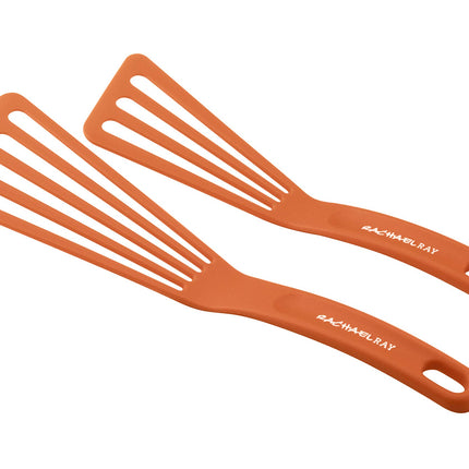 Rachael Ray Tools 2-Piece Nylon Turner Set, Orange