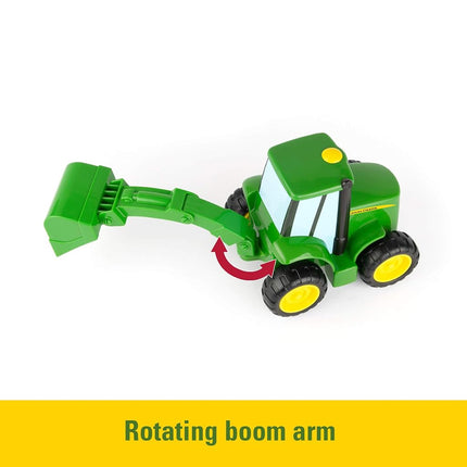 John Deere Farmin' Friends Hauling Tractor Toy Set, Farm Set for Toddlers, Push Along Toys for Children, Baby Interactive Toy, Push Along Toy Suitable for 18 Months, 2, 3 Year Old Boys and Girls