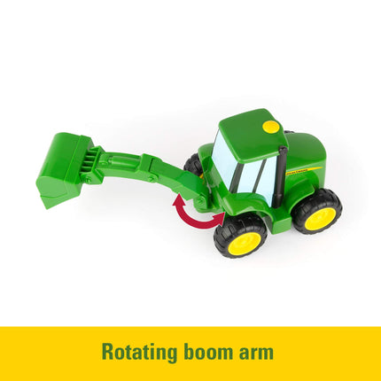 John Deere Farmin' Friends Hauling Tractor Toy Set, Farm Set for Toddlers, Push Along Toys for Children, Baby Interactive Toy, Push Along Toy Suitable for 18 Months, 2, 3 Year Old Boys and Girls