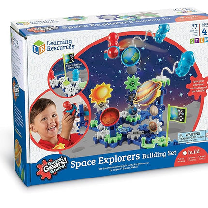 Learning Resources Gears Gears Gears! Space Explorers Building Set, Gears & Construction Toy, STEM Toys, Gears for Kids