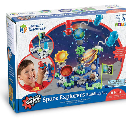 Learning Resources Gears Gears Gears! Space Explorers Building Set, Gears & Construction Toy, STEM Toys, Gears for Kids