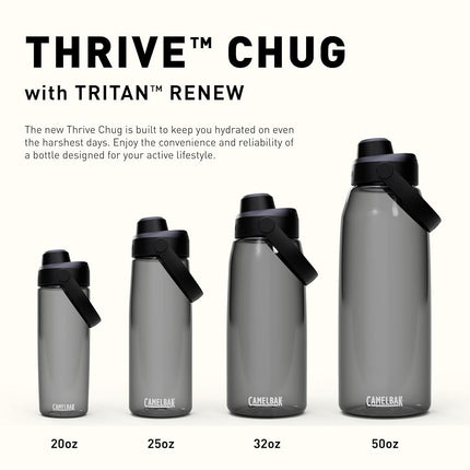 Gourde CamelBak Thrive Chug 750 ml avec Tritan Renew - Bouchon antifuite, Oxford