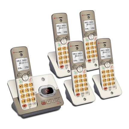AT&T EL52513 5-Handset Cordless Phone with Answeri