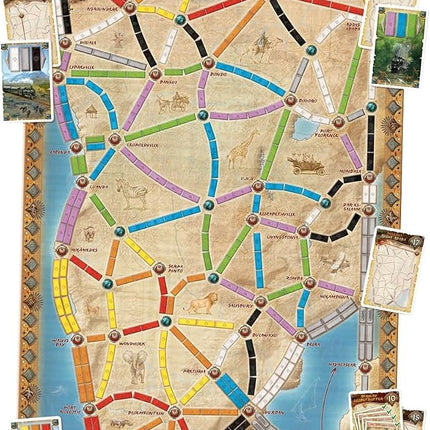 Days of Wonder | Ticket to Ride Africa Expansion | 2-5 Players, Ages 8+
