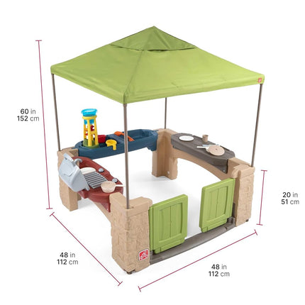 Step2 874100 All Around Playtime Patio with Canopy Playset