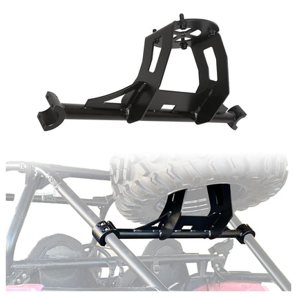 ECOTRIC Spare Tire Carrier Rack Mount Heavy Duty Fits 2014-2018 Polaris RZR XP 1000 XP Turbo XP 4 1000