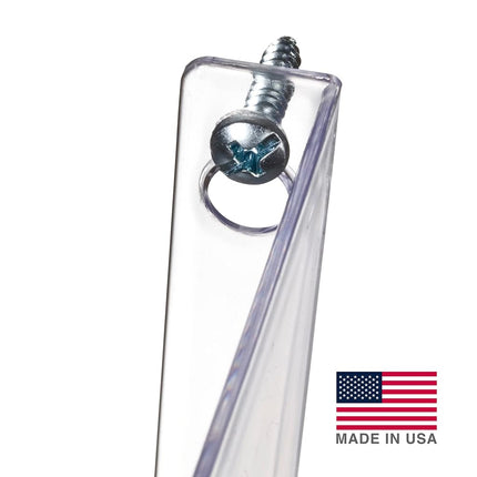Officemate Wall File, Letter Size, Clear, 2 Pack (21404)