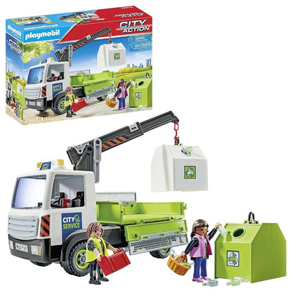 Playmobil 71431 City Action Glass Recycling Truck 