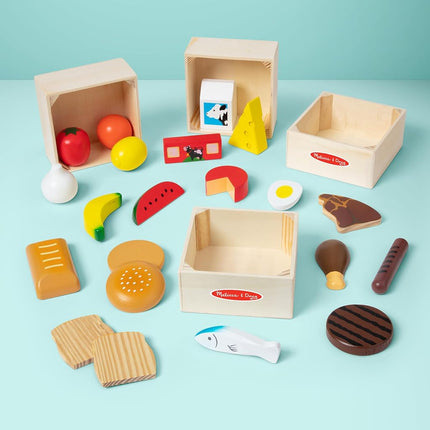 Melissa and Doug - Wooden Food Groups
