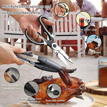 Berglander Portable Camping Cookware Set 23 Pieces Cookware Kit, Portable Outdoor Cooking and BBQ Ware for Travel, Picnics, Camping, BBQ, Party, and Other Outdoor Activities.