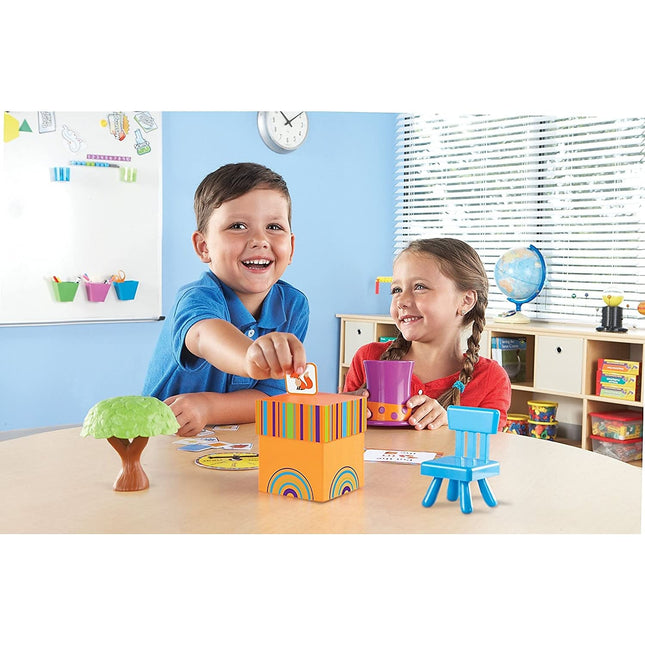Learning Resources Fox in the Box, Ages 3+, Positional Words Game, Develops Vocabulary, Rhyming and Directional Skills