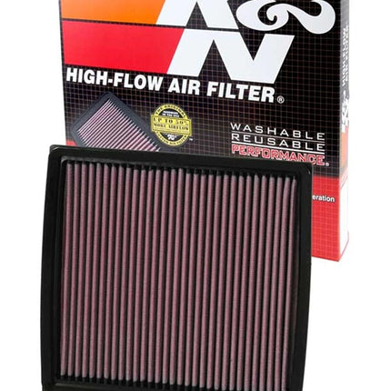 K&N Engine Air Filter: High Performance, Premium, Washable, Replacement Filter: Compatible with 2005-2011 CHEVROLET/BUICK/PONTIAC (Impala, Malibu, Monte Carlo, LaCrosse, Grand Prix), 33-2334