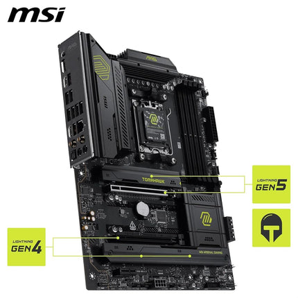 MSI MAG B850 TOMAHAWK WIFI Motherboard, ATX - Ryzen 9000/8000/7000, AM5