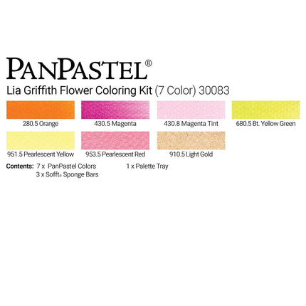 PanPastel Artists' Pastels, 7-Color Lia Griffith Designer Kit (30083)