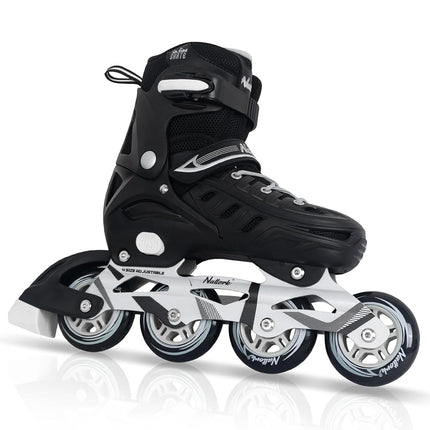 Black Inline Skates for Youth Boys Men, 4 Sizes Ad