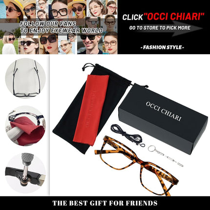 OCCI CHIARI +2.25 Mens Reading Glasses Blue Light Blocking Readers(+1.0 +1.25 +1.5 +1.75 +2.0 +2.25 +2.5 +2.75 +3.0)