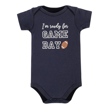 Hudson Baby Conjunto de Bodysuit y Pantalón de Algodón Unisex, Fútbol Huddles Manga Corta, 18-24 Meses