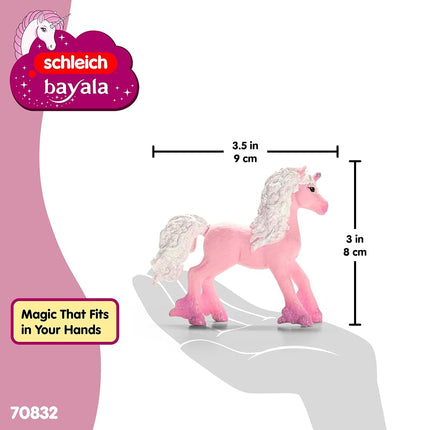 Schleich Bayala - Flower Unicorn Foal Toy Figurine - Kids Ages 5+ | 70832