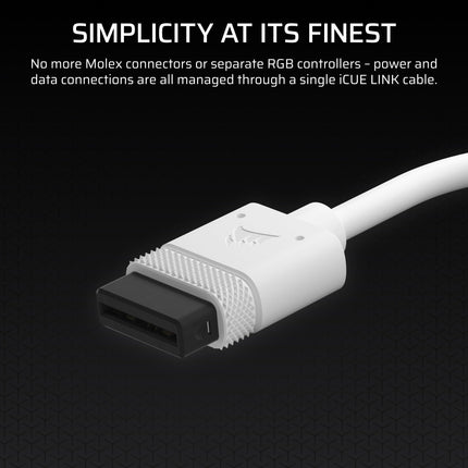 Unidad de bomba/depósito Corsair iCUE LINK XD6 RGB ELITE – Bomba FlowDrive Max, sensor de temperatura integrado, 22 LED RGB direccionables, depósito de nailon transparente de 440 ml – Blanco