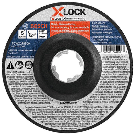BOSCH TCWX27S500 5 in. x .045 in. X-Lock Metal/Sta