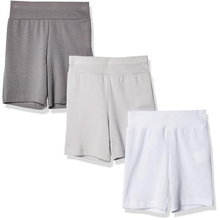 Shorts en tricot Hanes Ultimate Baby Flexy à coupe ajustable, paq. de 3, gris, 18-24 mois