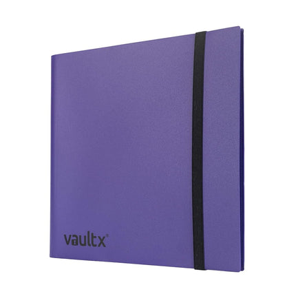 Vault X 12 Pocket Strap Trading Card Binder 480 Cards Side Loading (Purple)