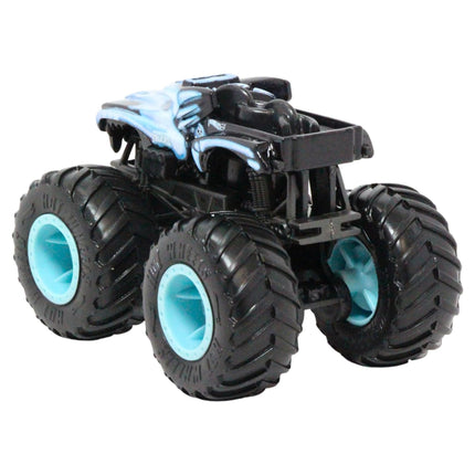 Monster Trucks Hotweiler avec voiture Connect and Crash 72/75 (échelle 1:64)