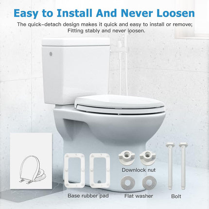 Toddler Toilet Seat with Built-in Potty Seat for Kids