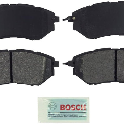 BOSCH BE1078 Blue Semi-Metallic Disc Brake Pad Set - Compatible With Select Subaru B9 Tribeca, Forester, Legacy, Outback, Tribeca, WRX; FRONT