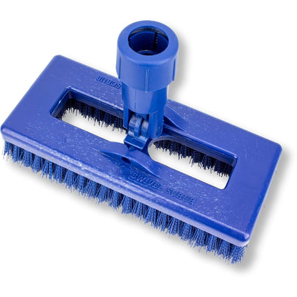 SPARTA Swivel Scrub Brush Floor Brush for Commercial Cleaning, Polyester, 8 Inches, Blue