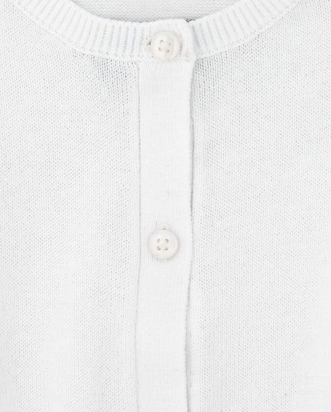 The Children's Place Baby Girls' and Toddler Bow Pocket Cardigan, White Single, 4T