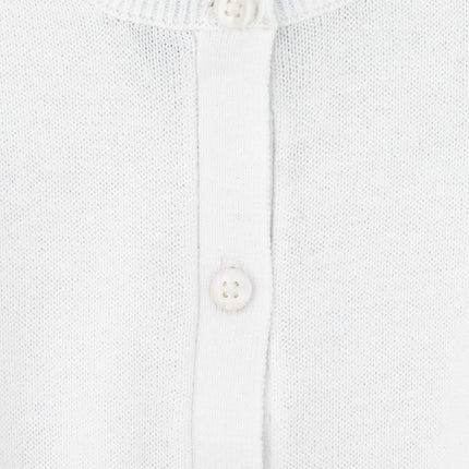 The Children's Place Baby Toddler Girls Bow Pocket Cardigan, White, 2T