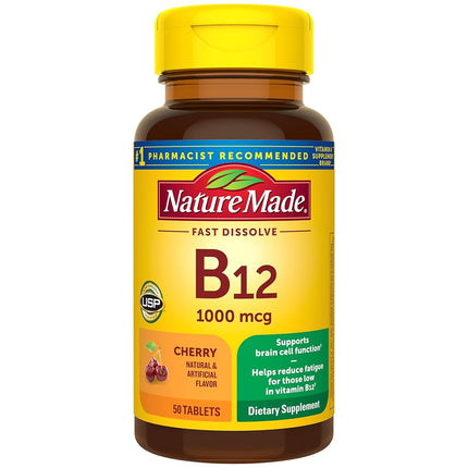 Nature Made Vitamin B-12 1000 MCG Sublingual, 50 C