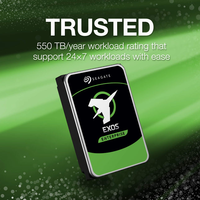 Seagate Exos X16, 6 TB, disco duro interno empresarial, SAS, 3,5", para empresas y centros de datos (ST6000NM0095)